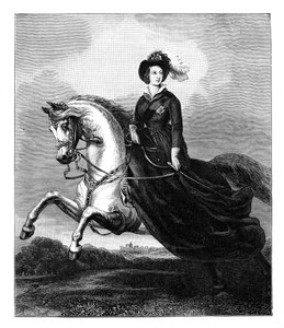 Królowa Wiktoria, ok. 1840, koniec XIX wieku autorstwa Unbekannt