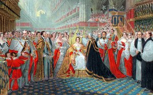 Koronacja królowej Wiktorii, 1837 1887 autorstwa Unbekannt