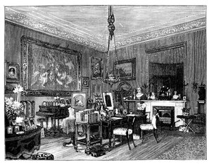 Prywatny salon królowej Wiktorii, Osborne House, Isle of Wight autorstwa Unbekannt