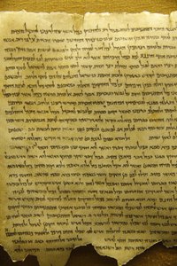 Qumran, zwoje znad Morza Martwego, Qumran, Izrael autorstwa Unbekannt