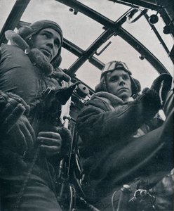 Pilot bombowy RAF i drugi pilot, 1941 autorstwa Unbekannt