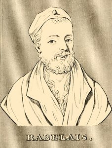 Rabelais, c.1483-1553, 1830. autorstwa Unbekannt
