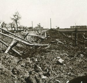 Kolej, Somma, północna Francja, c1914-c1918 autorstwa Unbekannt