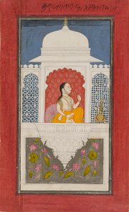 Raja Sagat Singh w pawilonie, ok. 1750 autorstwa Unbekannt