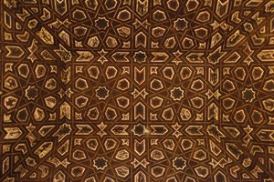 Real Alcazar de Sevilla - dekoracja sufitu Sewilla Espagne autorstwa Unbekannt