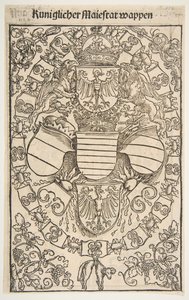 Recto: Herb Maksymiliana I jako króla Rzymian, verso: Herb Floriana ..., 1502. autorstwa Unbekannt