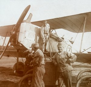 Dwupłatowiec do tankowania, c1914-c1918 autorstwa Unbekannt