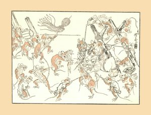 Zemsta, szczury i kot, 1878, 1886 autorstwa Unbekannt