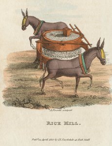 Młyn ryżowy, 1813 autorstwa Unbekannt