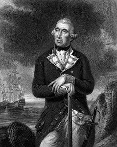 Richard Kempenfelt 1718-1782, angielski oficer marynarki szwedzkiego pochodzenia autorstwa Unbekannt