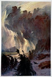 „Jazda Walkirii”, 1906 autorstwa Unbekannt