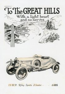 Riley MPH 2-osobowy sportowy, ok. 1920 r. autorstwa Unbekannt