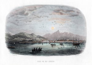 Rio de Janeiro, Brazylia, XIX w. autorstwa Unbekannt
