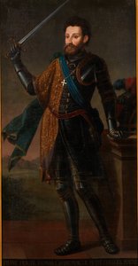 Ritratto di Pietro III Francuski: XVIII-wieczny obraz olejny przedstawiający Piotra II Sabaudzkiego, zachowany w Pałacu Królewskim Venaria Reale autorstwa Unbekannt