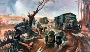 Droga na front, nadrzędna organizacja niemiecka, 1941 autorstwa Unbekannt