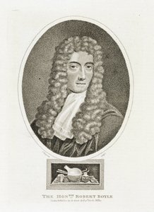 Robert Boyle (1627-1691), irlandzki fizyk i chemik autorstwa Unbekannt