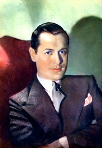 Robert Montgomery, amerykański aktor i reżyser filmowy, 1934-1935 autorstwa Unbekannt