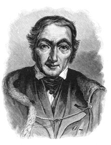 Robert Owen, urodzony w Walii brytyjski filantrop i socjalista, XIX wiek autorstwa Unbekannt