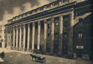 Rzym - Piazza di Pietra, 1910 autorstwa Unbekannt