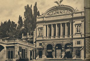 Rzym - Via Nazionale. Narodowy Teatr Dramatyczny i Willa Colonna, 1910 autorstwa Unbekannt