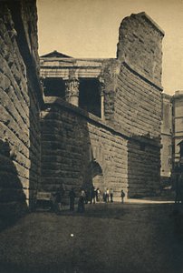 Roma - Ściana Forum Augusta, 1910 autorstwa Unbekannt