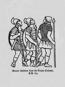 Rzymscy żołnierze z kolumny Trajana 114, 1910 r. autorstwa Unbekannt
