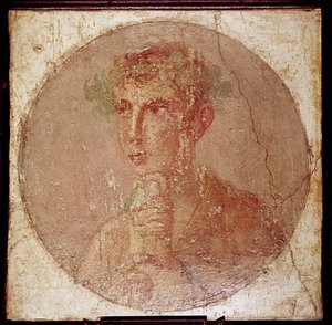 Rzymski portret młodego mężczyzny, Pompeje, Włochy autorstwa Unbekannt