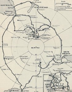 Ross Antarctic Voyage w Erebusie i terrorze, 12 listopada 1840, 1937 autorstwa Unbekannt