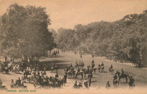 Rotten Row, Londyn, ok. 1900 autorstwa Unbekannt