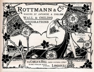 Rottmann & Co., twórcy japońskich i angielskich dekoracji ściennych i sufitowych, 1897 autorstwa Unbekannt