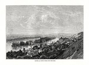 Rouen, Normandia, Francja, 1879 autorstwa Unbekannt