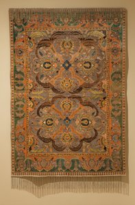 Dywan królewski z jedwabiem i metalową nicią, 1600-1625. autorstwa Unbekannt