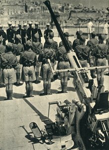Royal Marines na paradzie z okazji udanej obrony Malty, II wojna światowa, 1943 1944. autorstwa Unbekannt