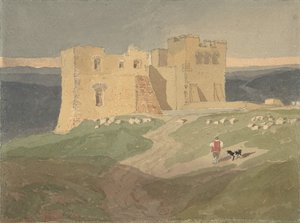 Zrujnowany zamek, 1802-42. autorstwa Unbekannt