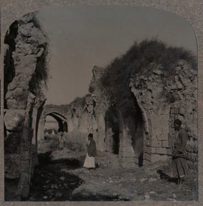 Ruiny kościoła krzyżowców, Ramleh, ok. 1900 autorstwa Unbekannt