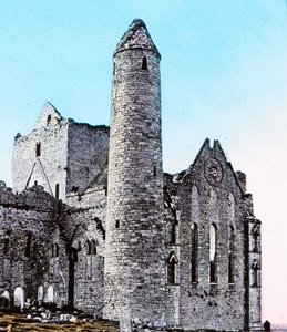 Ruiny na Skale Cashel Co., Tipperary, ok. 1910 r. autorstwa Unbekannt