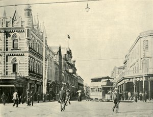 Ulica Rundle, Adelajda, 1901. autorstwa Unbekannt