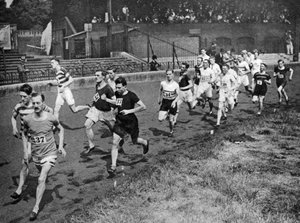 Bieganie pół mili w dzień sportu służby cywilnej, Stamford Bridge, Londyn, 1926-1927 autorstwa Unbekannt