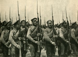 Żołnierze rosyjscy, I wojna światowa, 1914, ok. 1920. autorstwa Unbekannt