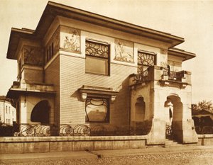 Dom Ryabushinsky, ulica Malaya Nikitskaya, Moskwa, Rosja, 1902 autorstwa Unbekannt