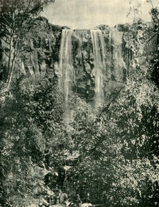 Wodospad Sailors Creek, Daylesford, 1901. autorstwa Unbekannt