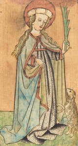 Św. Agnieszka, ok. 1450. autorstwa Unbekannt