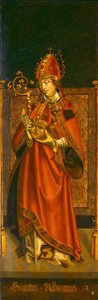 Święty Alban z Moguncji, c. 15001525. autorstwa Unbekannt