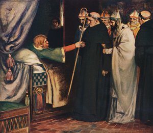 Św. Anzelm odmawiający arcybiskupstwa, 1912 autorstwa Unbekannt