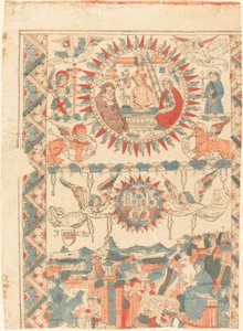 Św. Bonawentura przybywający i nauczający w Lyonie, 1480-1490. autorstwa Unbekannt