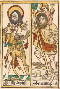 Św. Jan Chrzciciel i Św. Krzysztof, 14701480. autorstwa Unbekannt