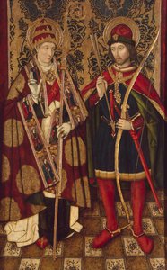 Święci Fabian i Sebastian, 1475-1499 autorstwa Unbekannt