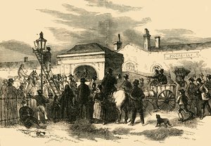Sprzedaż Hyde Park Turnpike, c1876. autorstwa Unbekannt