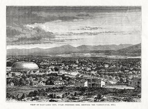 Salt Lake City, Utah, Stany Zjednoczone, 1877 r. autorstwa Unbekannt