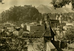 Salzburg z Kapuzinerberg, Austria, ok. 1935. autorstwa Unbekannt